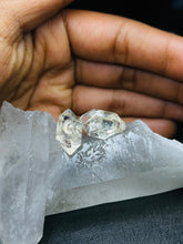 Load image into Gallery viewer, Diamond Quartz Stud Earrings