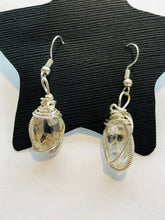 Load image into Gallery viewer, Herkimer Diamond Quartz Crystal earrings