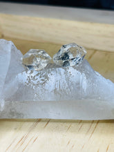Load image into Gallery viewer, Diamond Quartz Stud Earrings