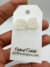 Load image into Gallery viewer, Optical Clear Calcite Studs