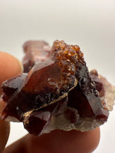 Load image into Gallery viewer, Druzy Black &amp; Red Tabular Orange River Quartz S. Africa