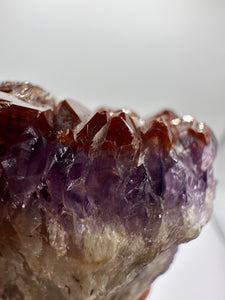 Thunder Bay Amethyst with hematite inclusions (Red Capped Amethyst)
