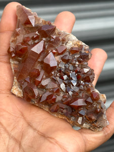 Red Hematoid Quartz plate