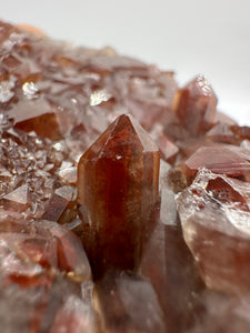 Red Hematoid tabby Quartz plate Orange River Steinkopf S. Africa