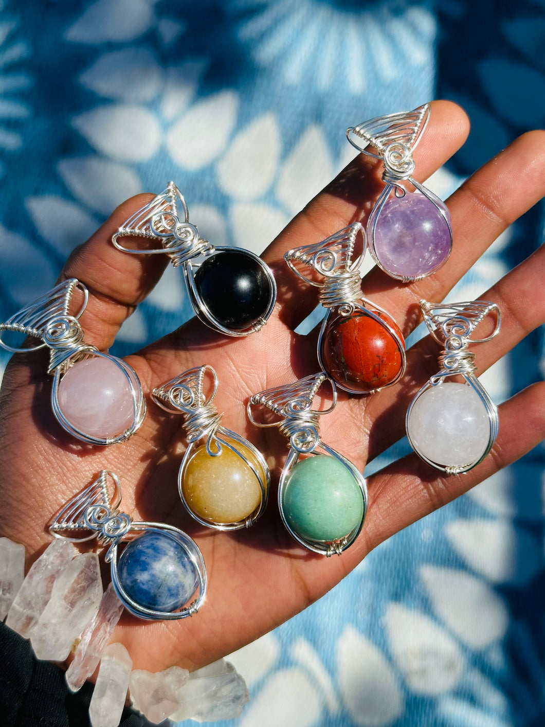 Crystal Ball necklaces