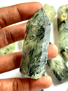 Green Phrenite & Epidote Towers