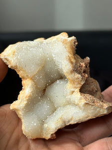 Druzy Quartz over Botryoidal Agate