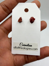 Load image into Gallery viewer, Carnelian earrings