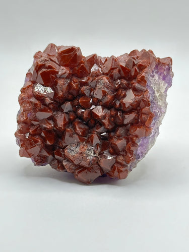 Thunder Bay Amethyst with hematite inclusions (Red Capped Amethyst)