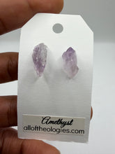 Load image into Gallery viewer, Amethyst Studs