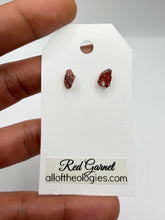 Load image into Gallery viewer, Garnet Studs