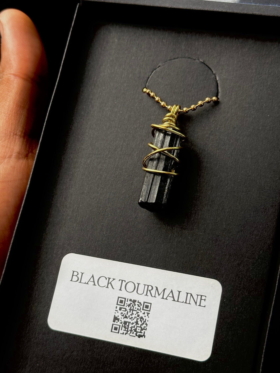 Black Tourmaline Necklace