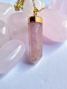 Rose Quartz necklace