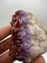 Load image into Gallery viewer, Thunder Bay Amethyst with hematite inclusions (Red Capped Amethyst)