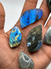 Load image into Gallery viewer, Labradorite cabochons