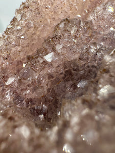 Pink Amethyst Pseudomorph after Anhydrite