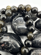 Load image into Gallery viewer, Gold Sheen Obsidian Bracelet