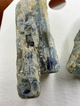 Load image into Gallery viewer, Blue Kyanite Studs (raw)