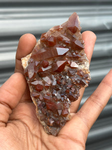 Red Hematoid Quartz plate