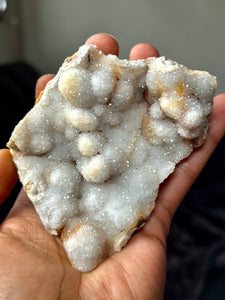 Stalactite druzy Quartz on Lace Agate