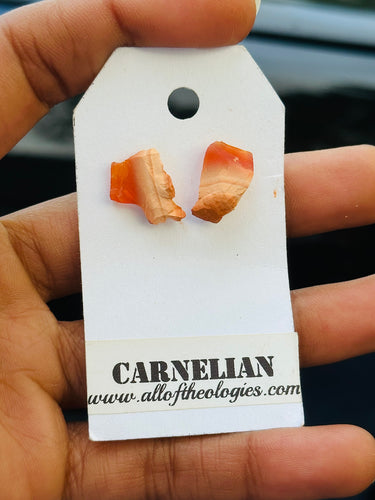 Carnelian earrings