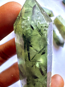 Green Phrenite & Epidote Towers