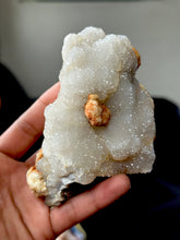 Load image into Gallery viewer, Druzy Quartz crystal Stalactite Stalagmite with Barite