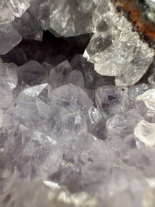 Quartz Geode var Sidi Rahali Quarries. El Kelaa des Sraghna Province Morocco