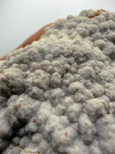 Load image into Gallery viewer, Botryoidal Druzy Chalcedony pseudomorph over lace agate Stalactites (unpolished)