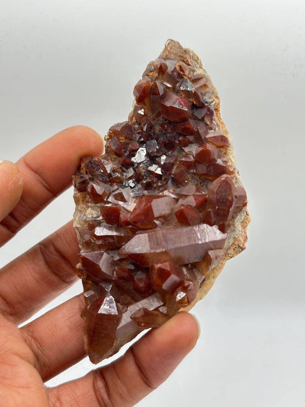 Red Hematoid Quartz plate