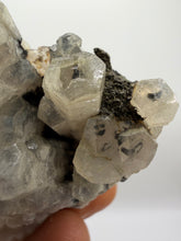 Load image into Gallery viewer, Clear Pagoda stepped “poker chip” Calcite
