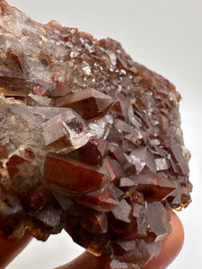 Red Hematoid tabby Quartz plate Orange River Steinkopf S. Africa