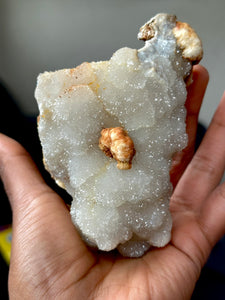 Druzy Quartz crystal Stalactite Stalagmite with Barite aka “Riblet”