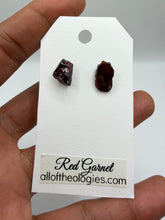 Load image into Gallery viewer, Garnet Studs