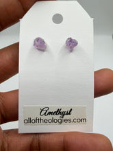 Load image into Gallery viewer, Amethyst Studs