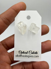 Load image into Gallery viewer, Optical Clear Calcite Studs
