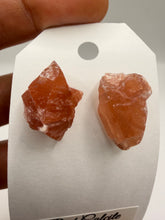 Load image into Gallery viewer, Red Calcite Studs