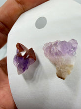 Load image into Gallery viewer, Red Amethyst Geode Studs