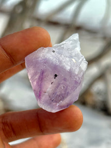 Amethyst crystal point