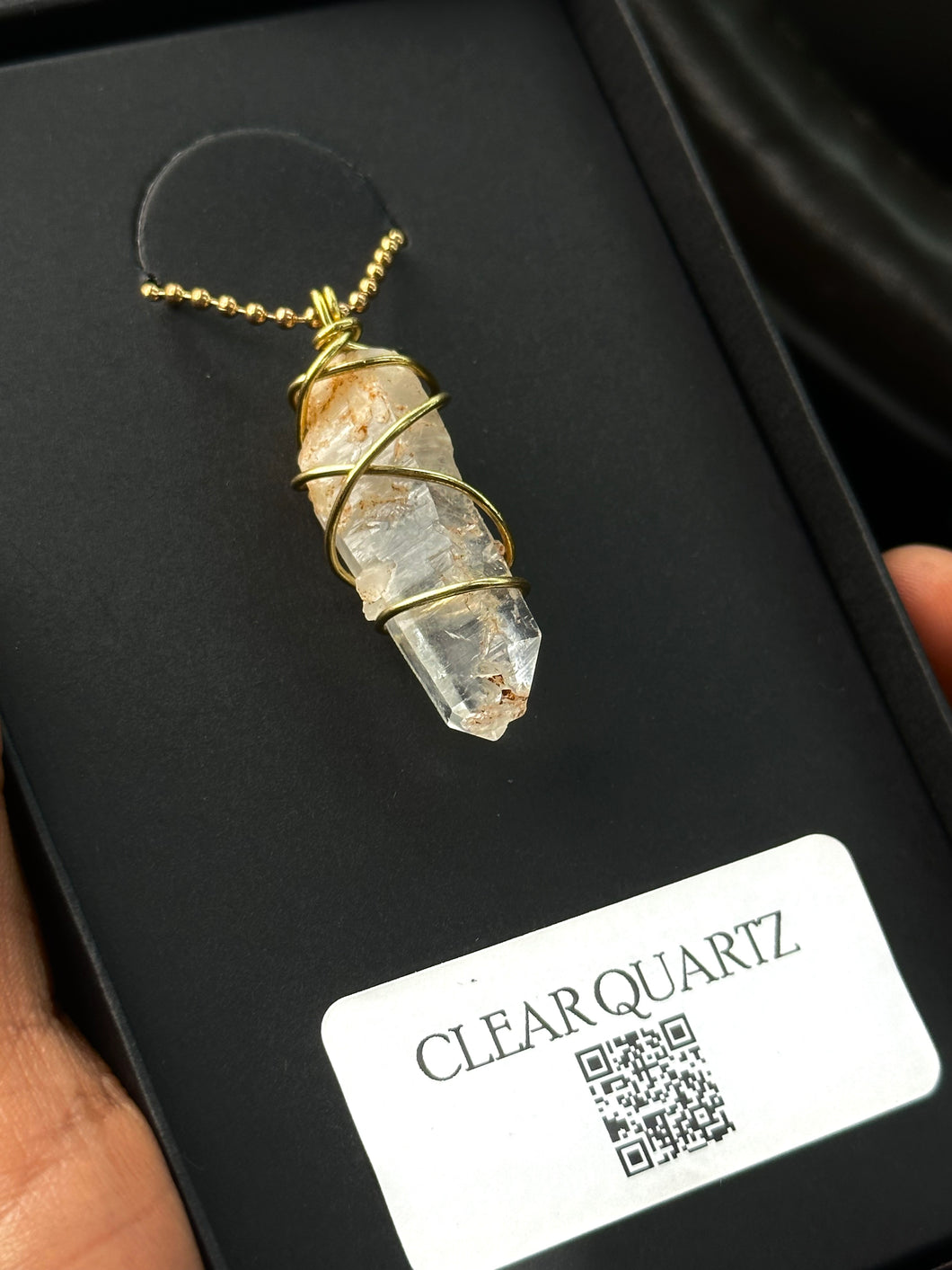 Clear Quartz necklace