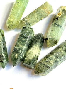 Green Phrenite & Epidote Towers