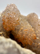Load image into Gallery viewer, Druzy Pink Hematite Coated Pseudomorph After Anhydrite Stalactite Morocco