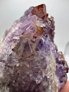 Thunder Bay Amethyst with hematite inclusions (Red Capped Amethyst)