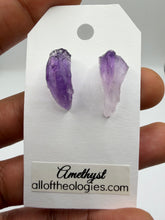 Load image into Gallery viewer, Amethyst Studs