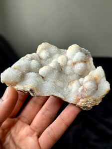 Stalactite druzy Quartz on Lace Agate