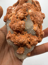 Load image into Gallery viewer, Druzy Quartz Stalactite/Stalagmite with Bladed Baryte
