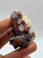Load image into Gallery viewer, Druzy Black &amp; Red Tabular Orange River Quartz S. Africa