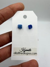 Load image into Gallery viewer, Polished Blue Kyanite studs