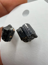 Load image into Gallery viewer, Black Tourmaline studs