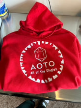 Load image into Gallery viewer, Red AOTO Hooded Sweatsuit